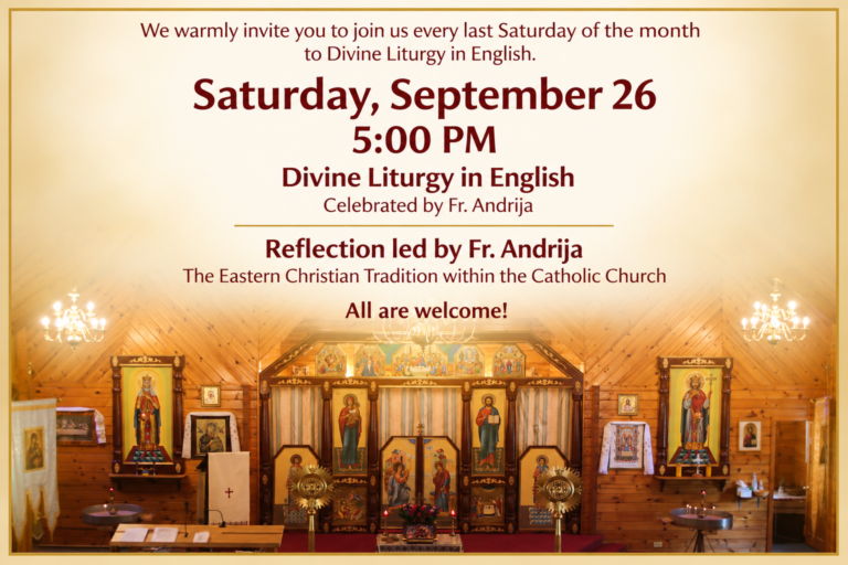 Divine Liturgy in English